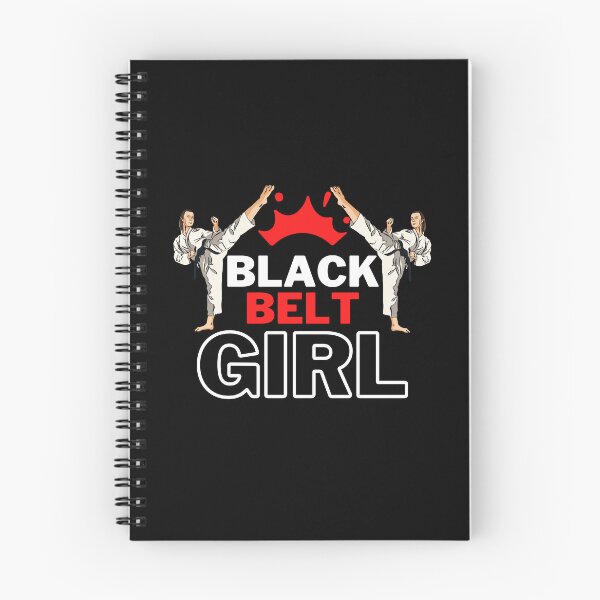 Item preview, black belt girl, karate girl, martial art kick  designed and sold by StairheadStore.
