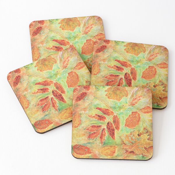 Item preview, Red Autumn Leaves Falling designed and sold by Kathy Gales.