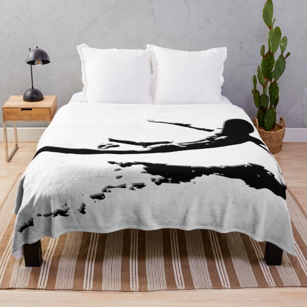 Item preview, Silhouette of woman floating designed and sold by ReachForArt.