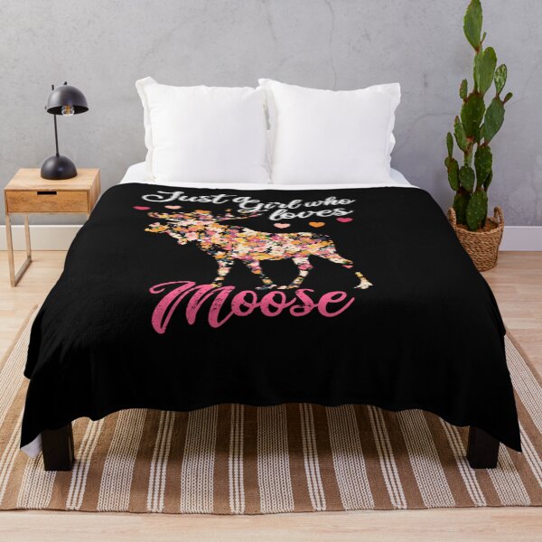 Item preview, JUST A GIRL WHO LOVES MOOSE designed and sold by sobriowslen.