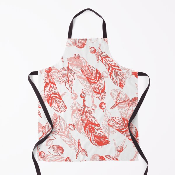 Item preview, Seamless Pattern of Red Feathers designed and sold by Queen1120.