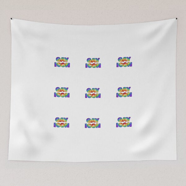Item preview, GAY ICON sticker pack Pride Merch set of 9 designed and sold by Inspirationmotivation.