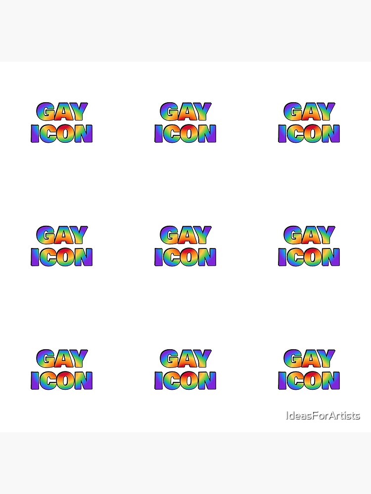 gay-icon-sticker-pack-pride-merch-set-of-9-poster-for-sale-by