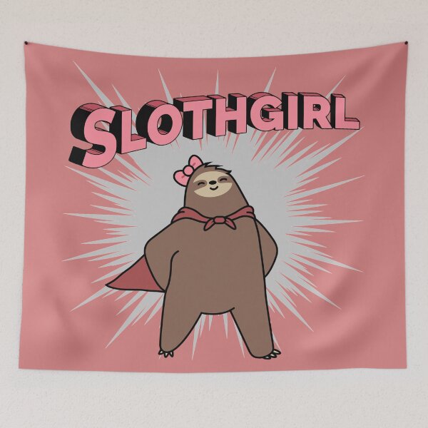 Item preview, Super Slothgirl! designed and sold by Slothgirl Art.