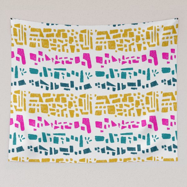 Item preview, Striped color block fun print designed and sold by Amandagalvao.