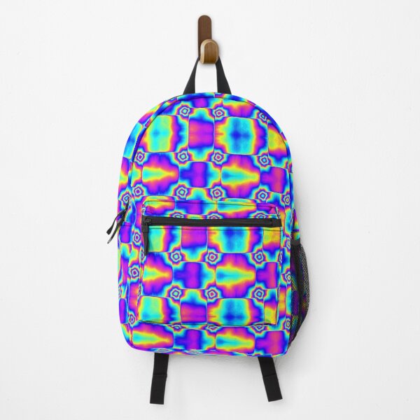 Item preview, "Candy Tartan" Super Vibrant Rainbow "Ducks" Fractal Art! designed and sold by ChaosEmporium.