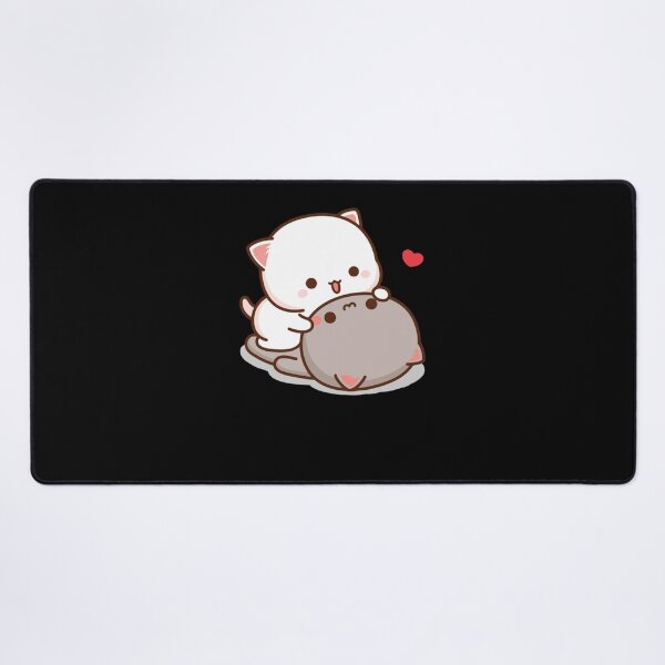 Item preview, Peach and Goma Mochi Cat Love Classic designed and sold by eulaalda.