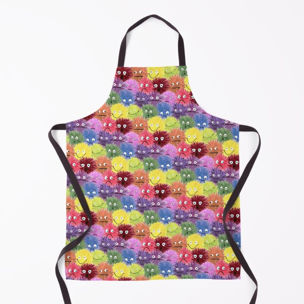 Item preview, Fluffy Rainbow Monster Faces designed and sold by Zab Butler Design.