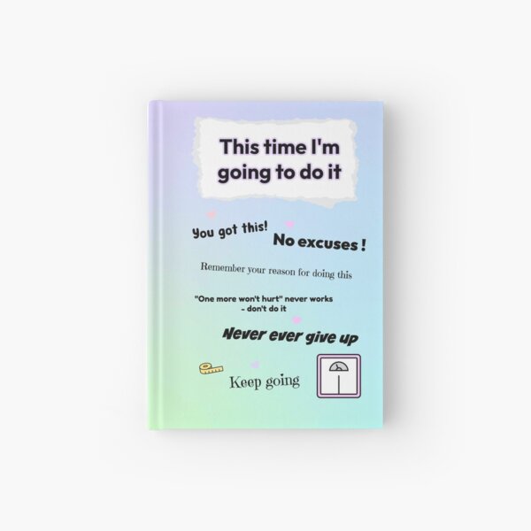 Item preview, This Time I am Going To Do It Weight Loss Healthy Lifestyle Choices Diet Story designed and sold by Tezoodle Art.