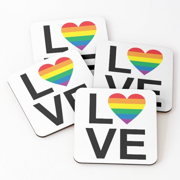 Item preview, LOVE RAINBOW HEART designed and sold by TheButchQueen.