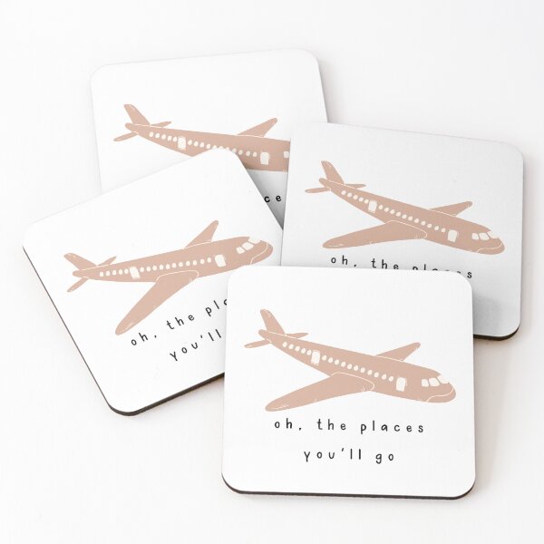 Item preview, Oh, the Places You'll Go Pink Airplane designed and sold by simplygraciemae.