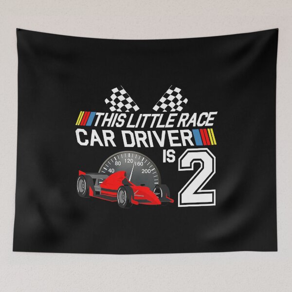 Item preview, This Little Race Car Driver Is 2 Year Old Race Car Birthday 2nd Racing Party Gift designed and sold by MalloWilli.