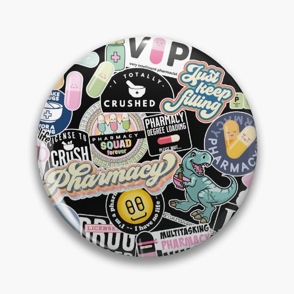 Item preview, Pharmacy stickers collage, funny collection of my best selling stickers designed and sold by Eenig.