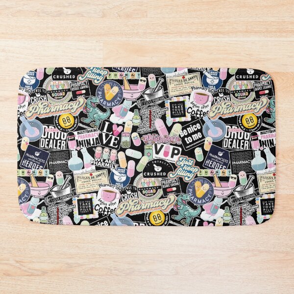 Item preview, Pharmacy stickers collage, funny collection of my best selling stickers designed and sold by Eenig.