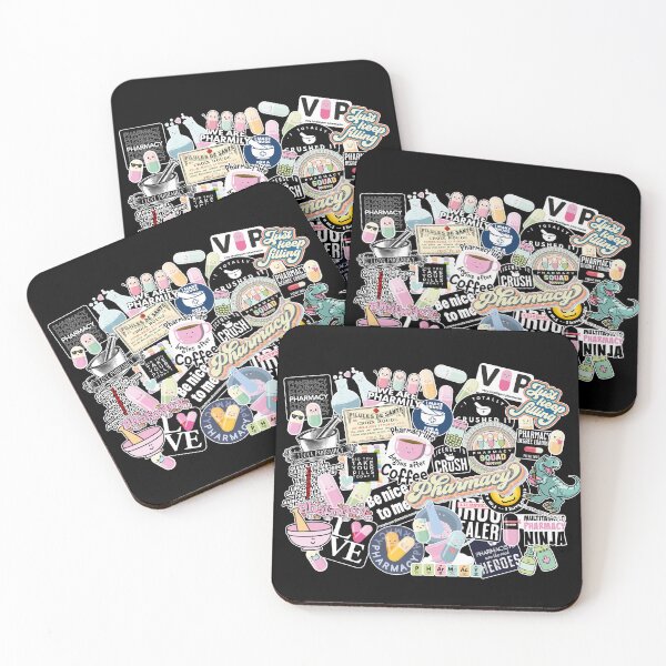 Item preview, Pharmacy stickers collage, funny collection of my best selling stickers designed and sold by Eenig.