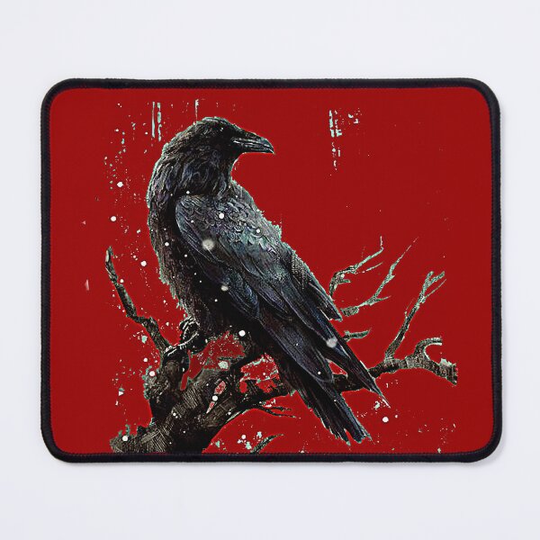Item preview, CROW BLACK AND RED designed and sold by THE AMERICAN TEEVANGELIST.
