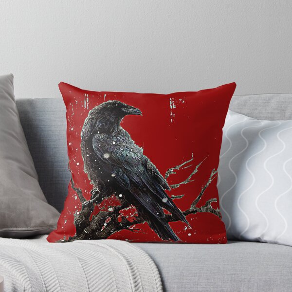 Item preview, CROW BLACK AND RED designed and sold by THE AMERICAN TEEVANGELIST.