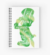 Let Your Conscience Be Your Guide Spiral Notebook
