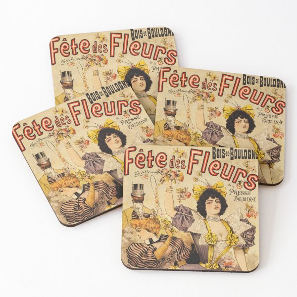 Item preview, FETES DES FLEURS de la presse parisienne Exhibition 1894 Vintage French Tourism Poster designed and sold by retroposters.