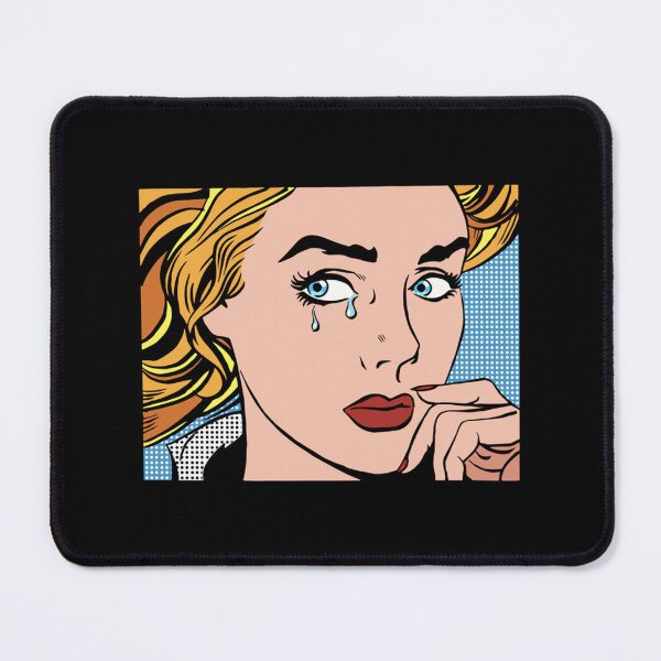 Item preview, Lichtenstein Style Pop Art Woman Crying Classic T-Shirt designed and sold by donnielnah.