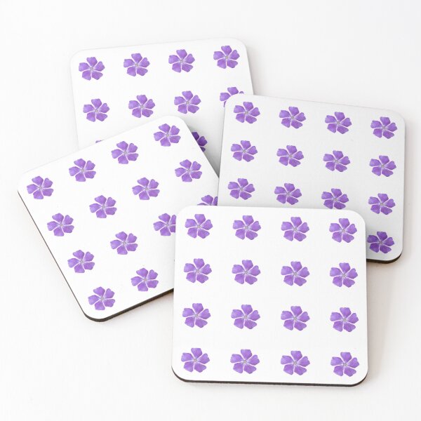 Item preview, Small realistic vinca major flowers designed and sold by StohlerPhotos.