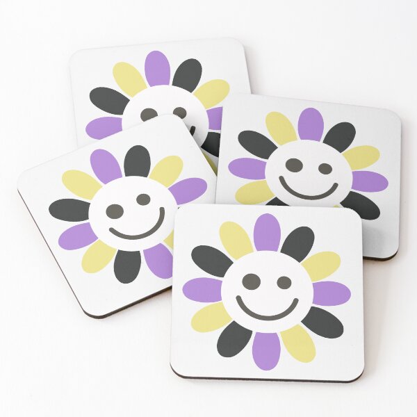Item preview, Nonbinary Happy Flower designed and sold by gray-cat.