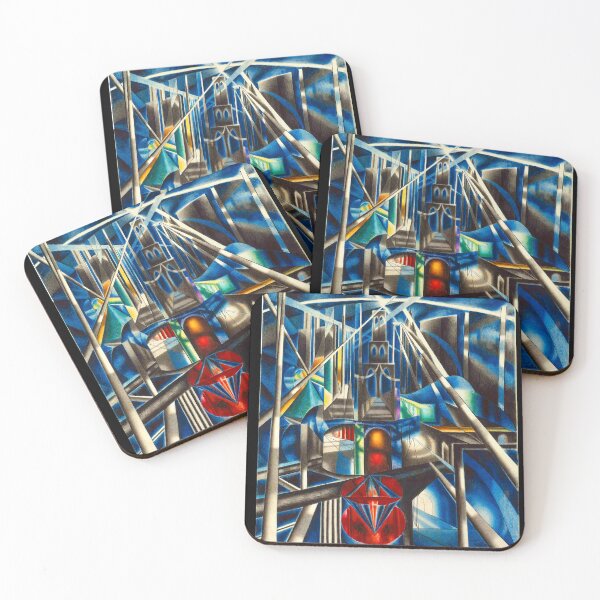 Item preview, Old Brooklyn Bridge, painting by Joseph Stella designed and sold by TeeARTHY.