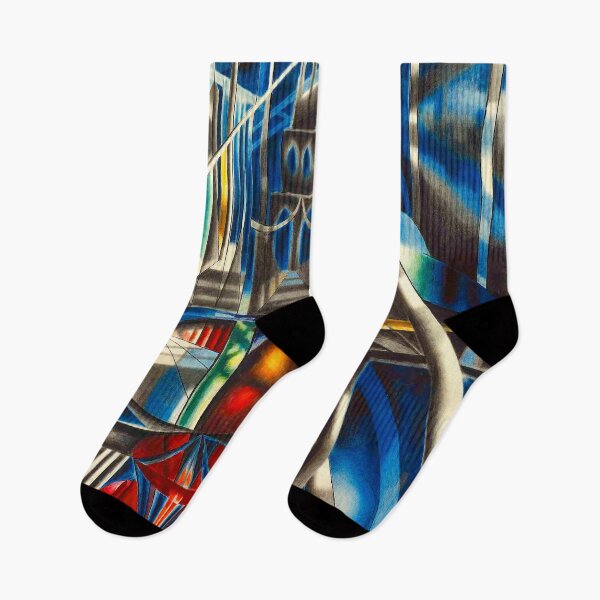 Item preview, Old Brooklyn Bridge, painting by Joseph Stella designed and sold by TeeARTHY.