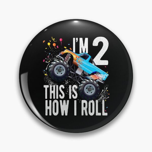 Item preview, 2 Year Old Birthday 2nd Birthday Monster Truck Car designed and sold by MalloWilli.
