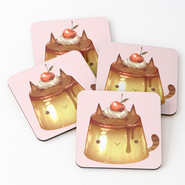 Item preview, Caramel Kitty Flan designed and sold by GalaxyChicken.