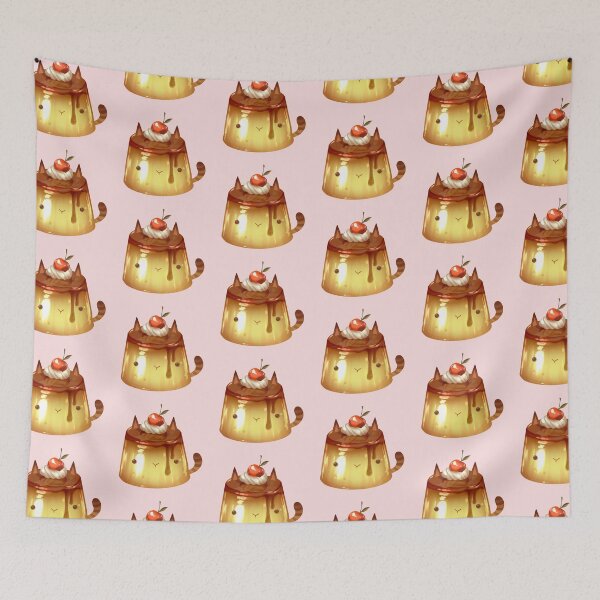 Item preview, Caramel Kitty Flan designed and sold by GalaxyChicken.