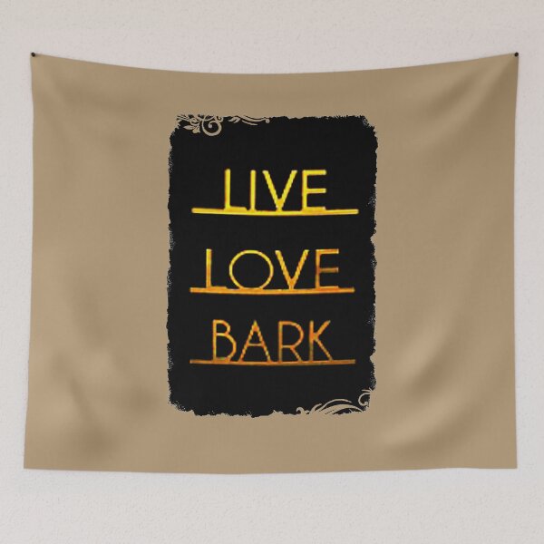 Item preview, LIVE LOVE BARK designed and sold by THE AMERICAN TEEVANGELIST.