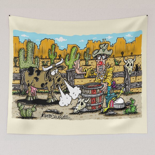 Item preview, Rodeo Clown at Work designed and sold by bobtheartman.