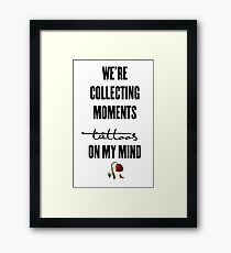 tattoos on my mind // rose collection Framed Print