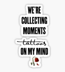 tattoos on my mind // rose collection Sticker
