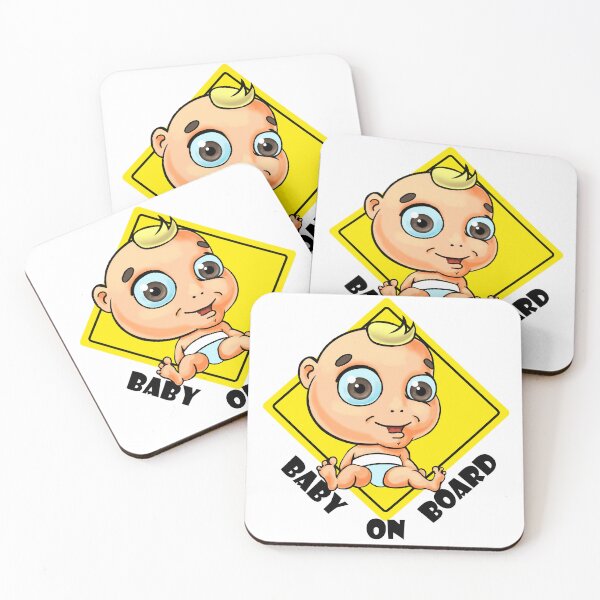 Item preview, Funny Baby Boy on Board Sign designed and sold by Digi Artworks Store.