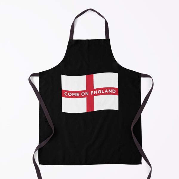 Item preview, Come On England Wave Flag (On Black) designed and sold by STUDIO-72.