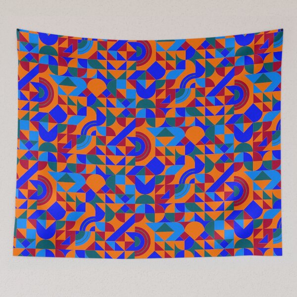 Item preview, geometric colorful patterns conceptual Art - Abstract Neo Geo graphic design designed and sold by Design Repo.