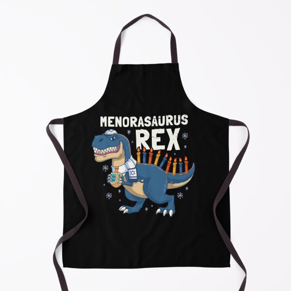 Item preview, HANUKKAH REX MENORASAURUS REX DINOSAUR FUNNY MENORA PUN designed and sold by sobriowslen.