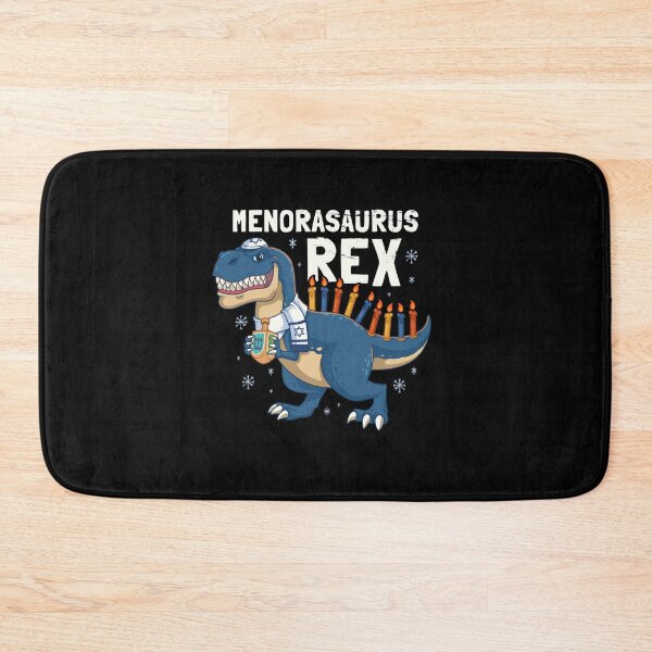 Item preview, HANUKKAH REX MENORASAURUS REX DINOSAUR FUNNY MENORA PUN designed and sold by sobriowslen.