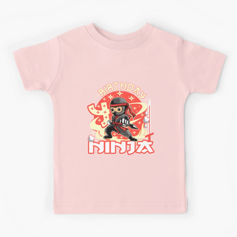 Kids Birthday Ninja Shirt Year Old Ninja Birthday Party Theme Men - TeeUni