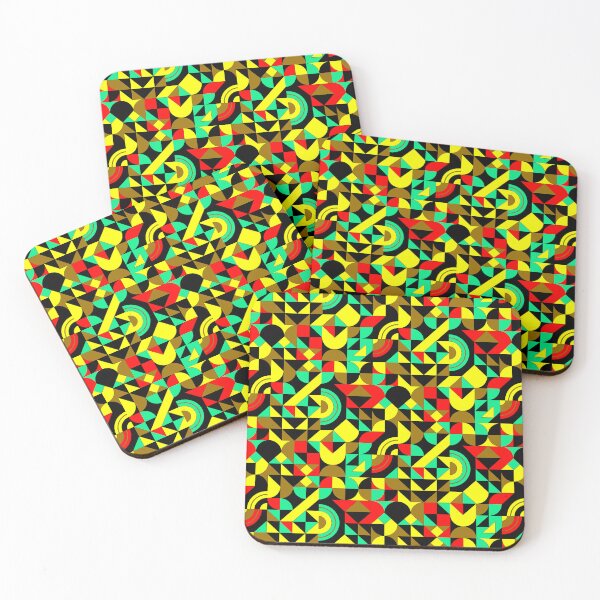 Item preview, geometric colorful patterns conceptual Art - Abstract Neo Geo graphic design designed and sold by Design Repo.