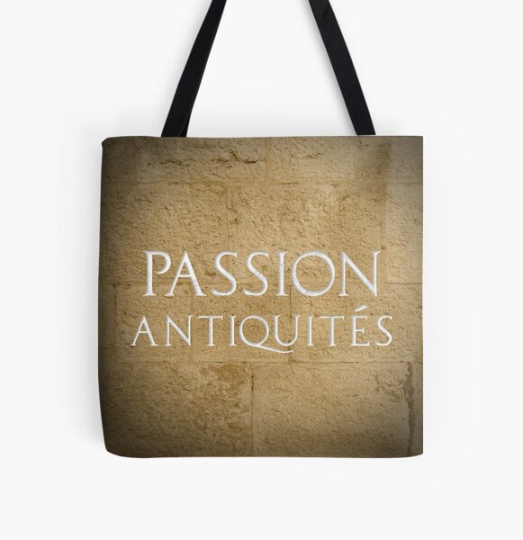 Passion Antiquités Tote bag doublé