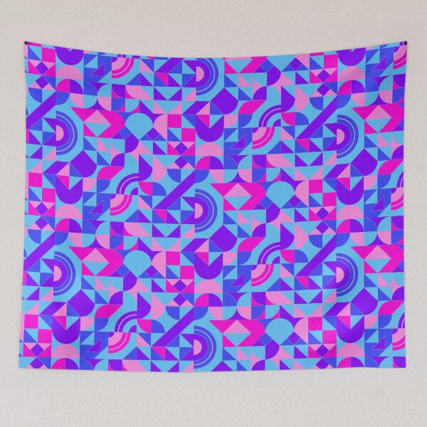 Item preview, geometric colorful patterns conceptual Art - Abstract Neo Geo graphic design designed and sold by Design Repo.