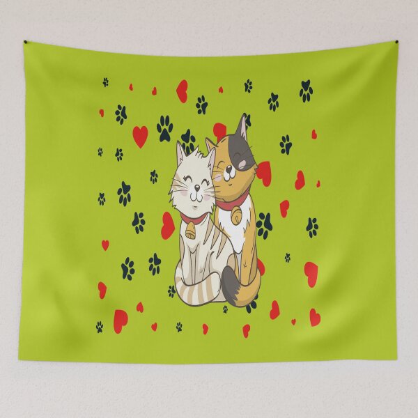 Item preview, loving cats designed and sold by abdelhameed zayed.