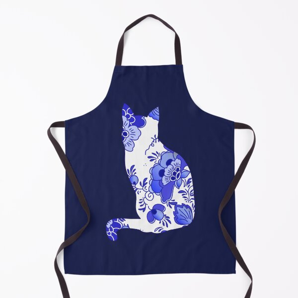 Item preview, Blue Porcelain Cat designed and sold by MoriDeco.