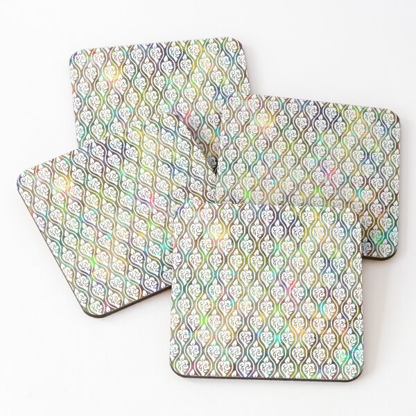 Item preview, Japanese holographic print with Tatewaku Tatewaki Tachiwaki pattern designed and sold by VectoriasSecret.