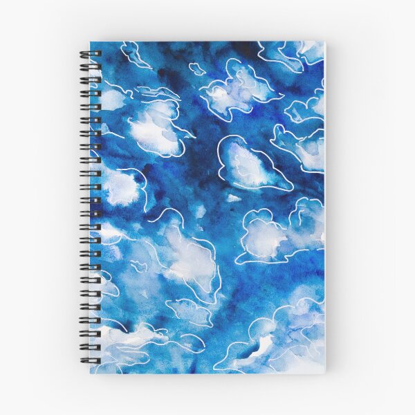 Item preview, Clouds line art with watercolour designed and sold by Chantellearts.