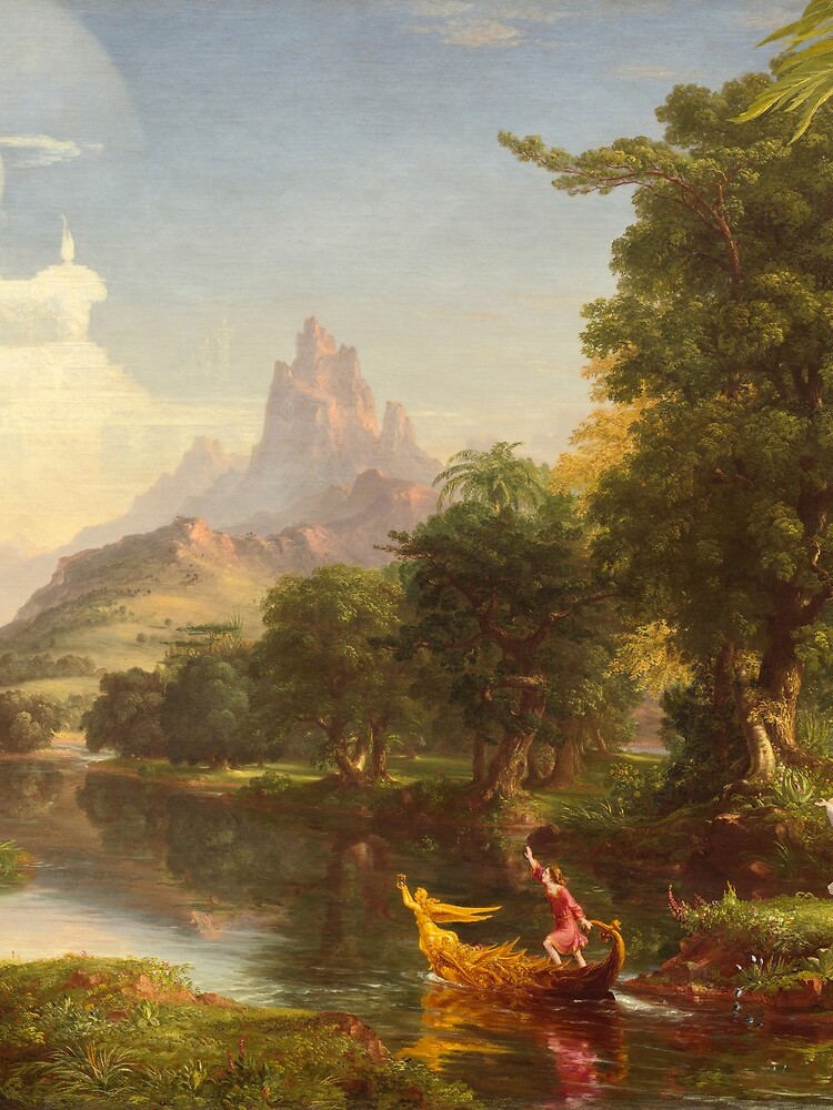 The Voyage of Life Youth Painting by Thomas Cole by podartist