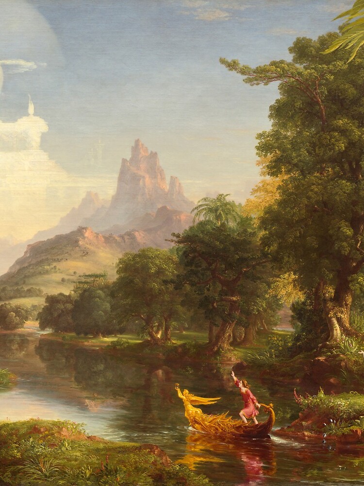 The Voyage of Life Youth Painting by Thomas Cole by podartist